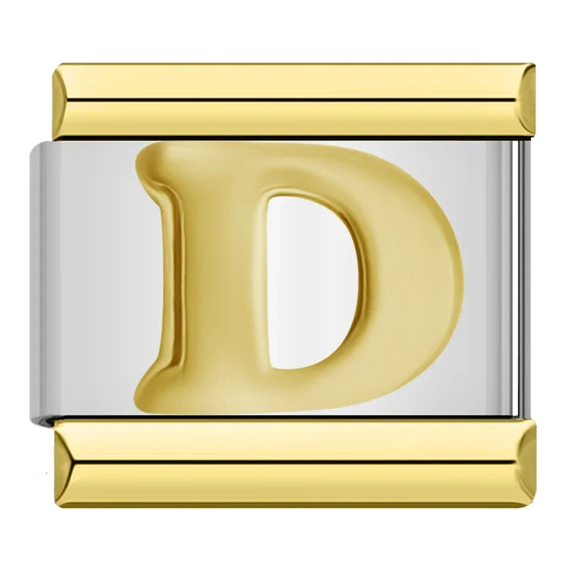 gold and silver Letters DJ907