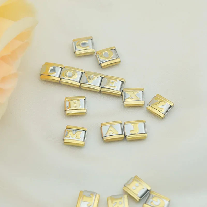gold and silver Letters DJ907