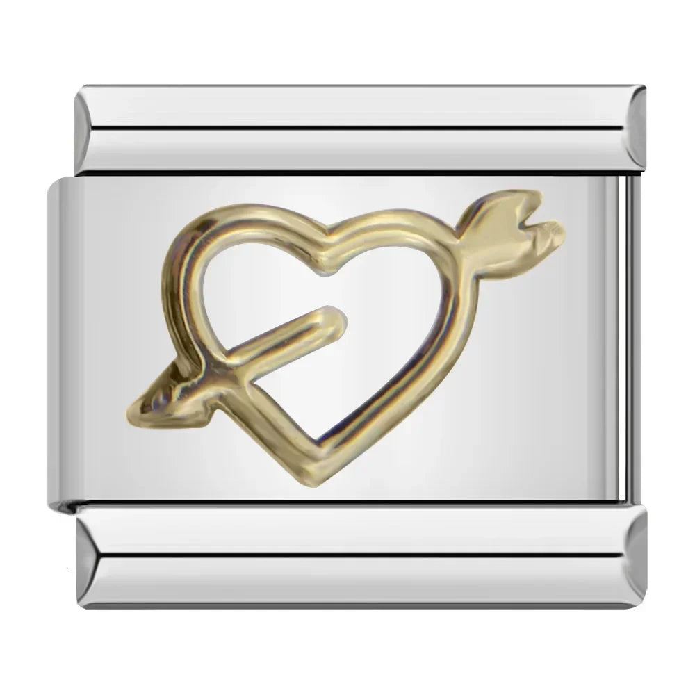 gold and silver Letters DJ907