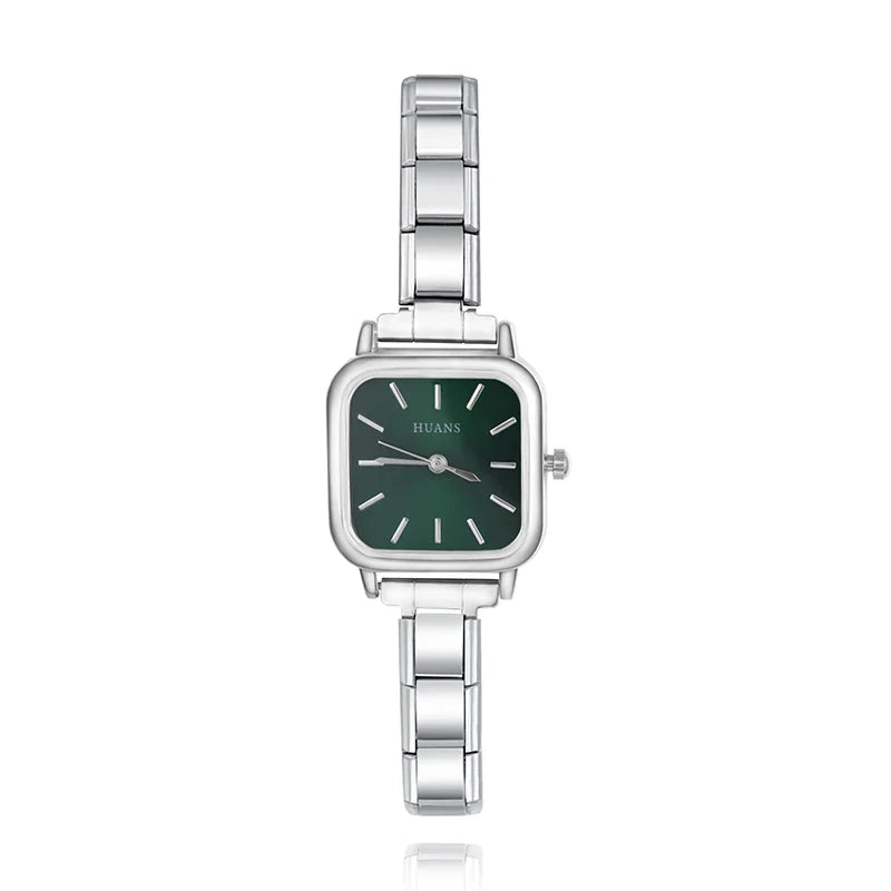 Stainless Steel Square Watch G003