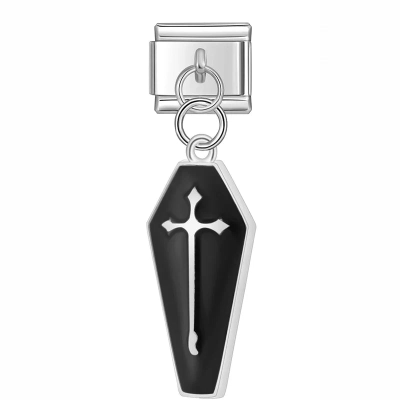 Colour Glaze Halloween Pumpkin Cross DJ456