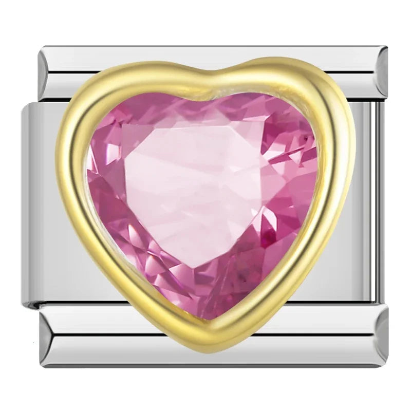 Sweet Romantic Heart Love charms DJ383