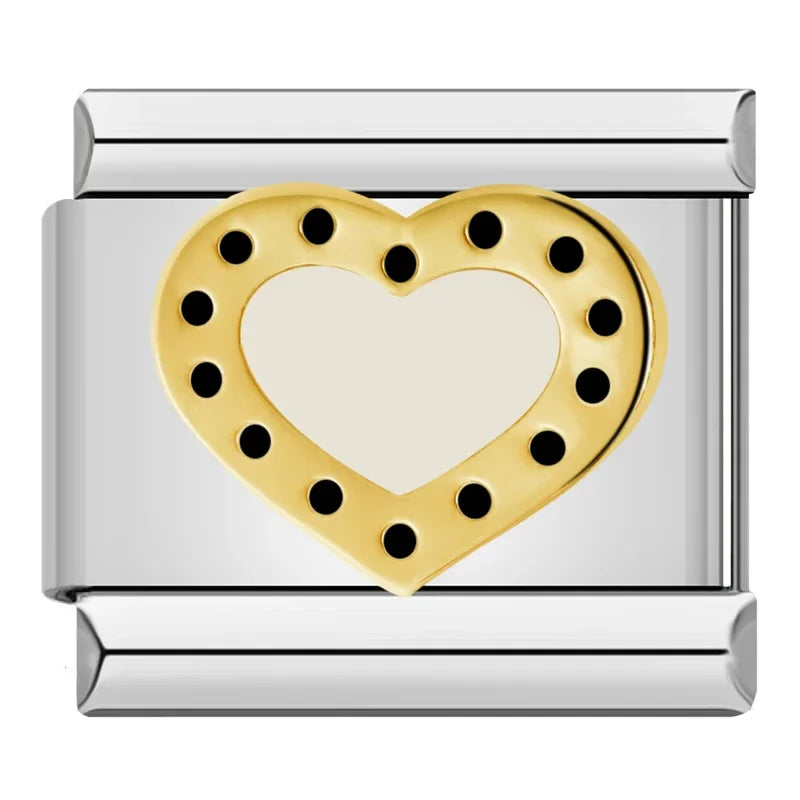Sweet Romantic Heart Love charms DJ383