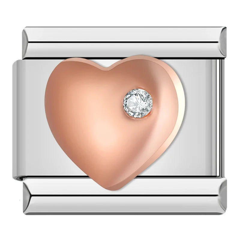 Sweet Romantic Heart Love charms DJ383