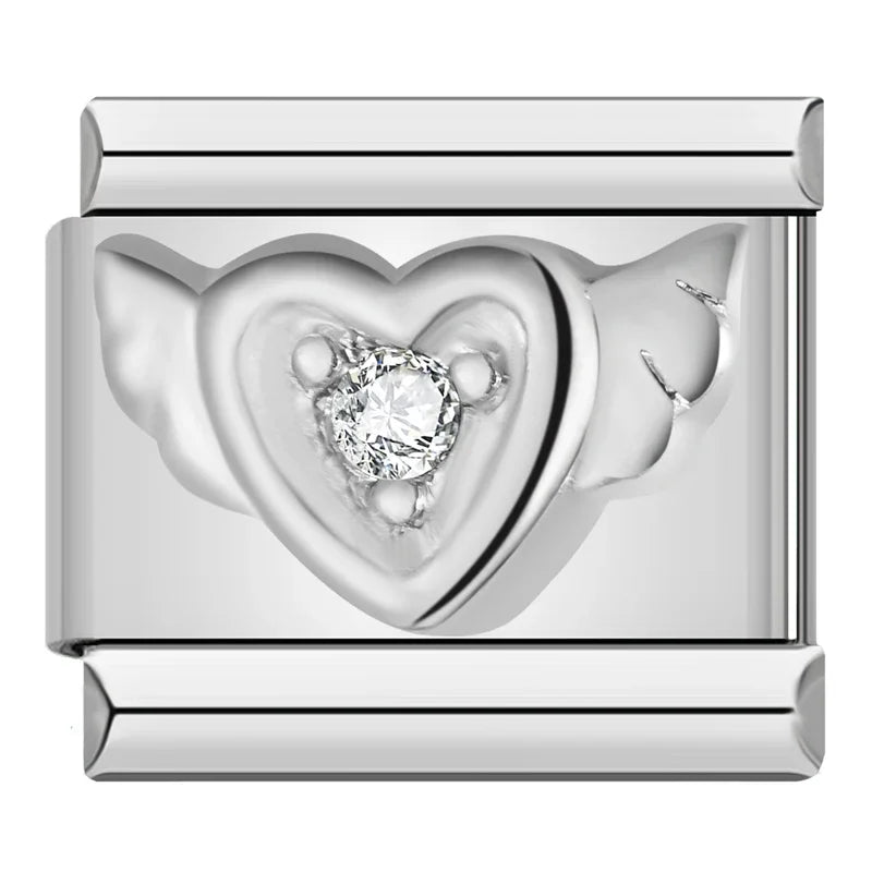 Sweet Romantic Heart Love charms DJ383