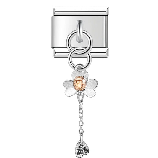 Heart Horse Butterfly Key Dog charms silver&gold