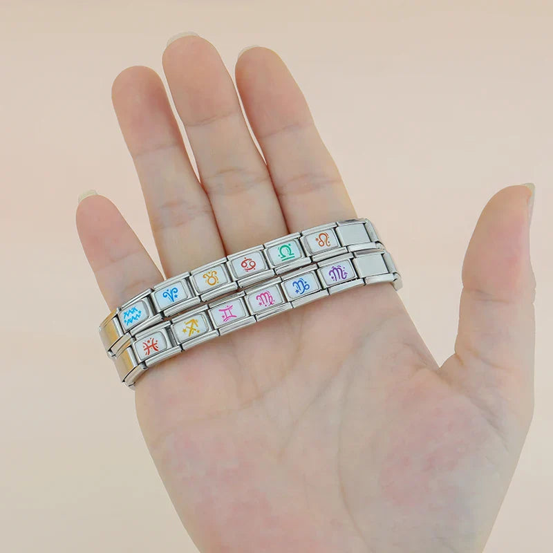 Colorful Zodiac & Astrology Italian Charm
