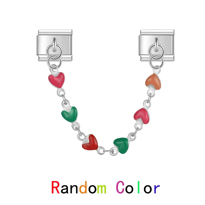 Stainless Steel Heart Chain DJ1380