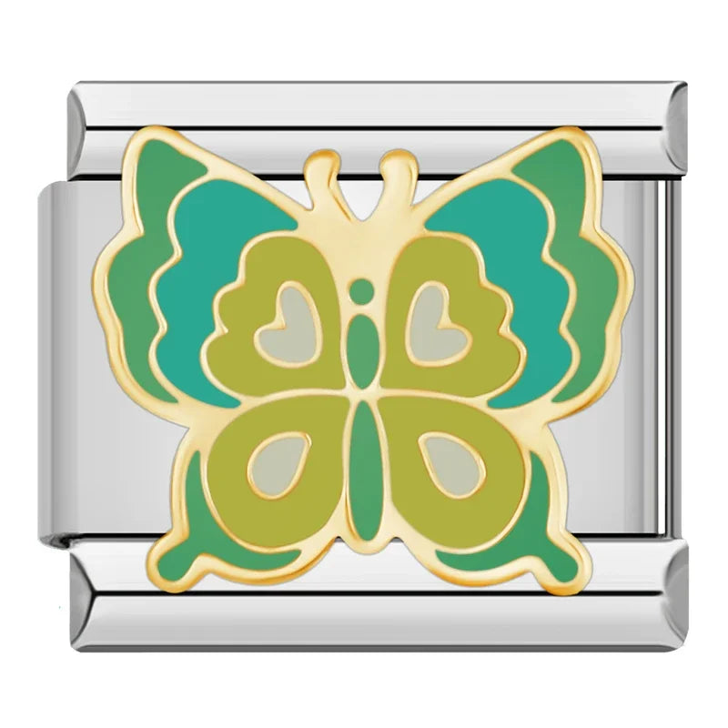 Butterfly Italian Charms DJ1355
