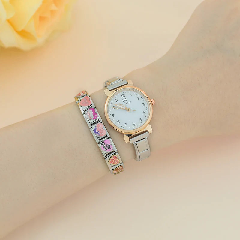 Romantic Heart Love Charms Italian ZH031