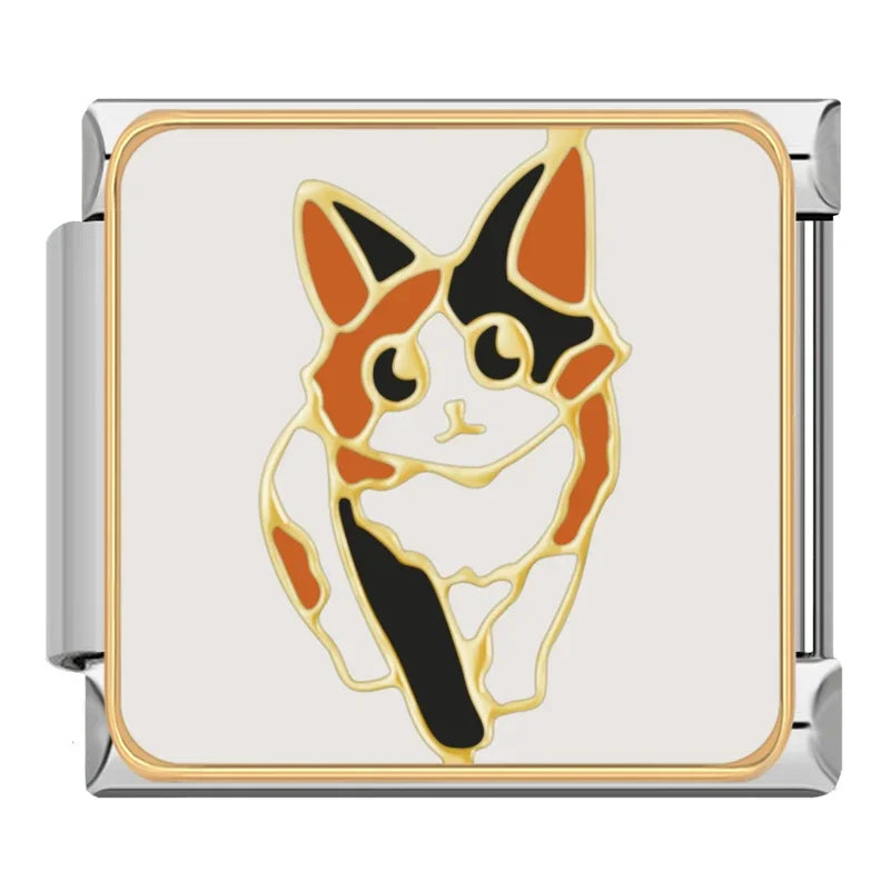 Cat italian charms DJ1296