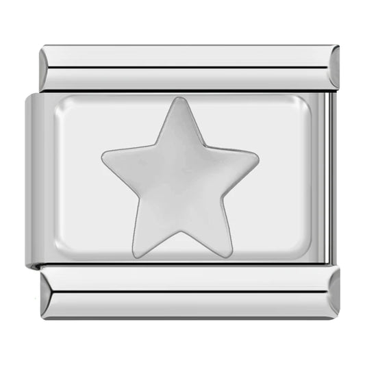 silver&gold charms Star Flower Love