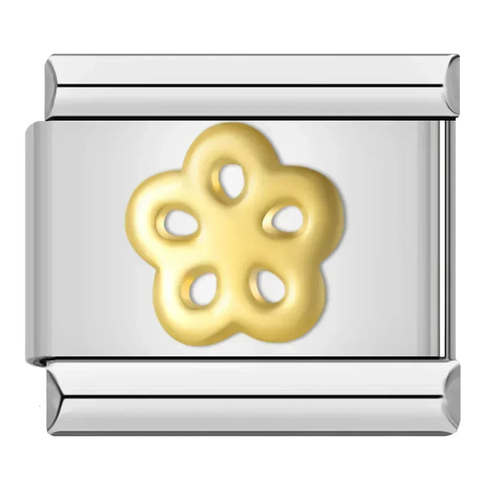 Daisy Heart Flower Butterfly Cross DJ001
