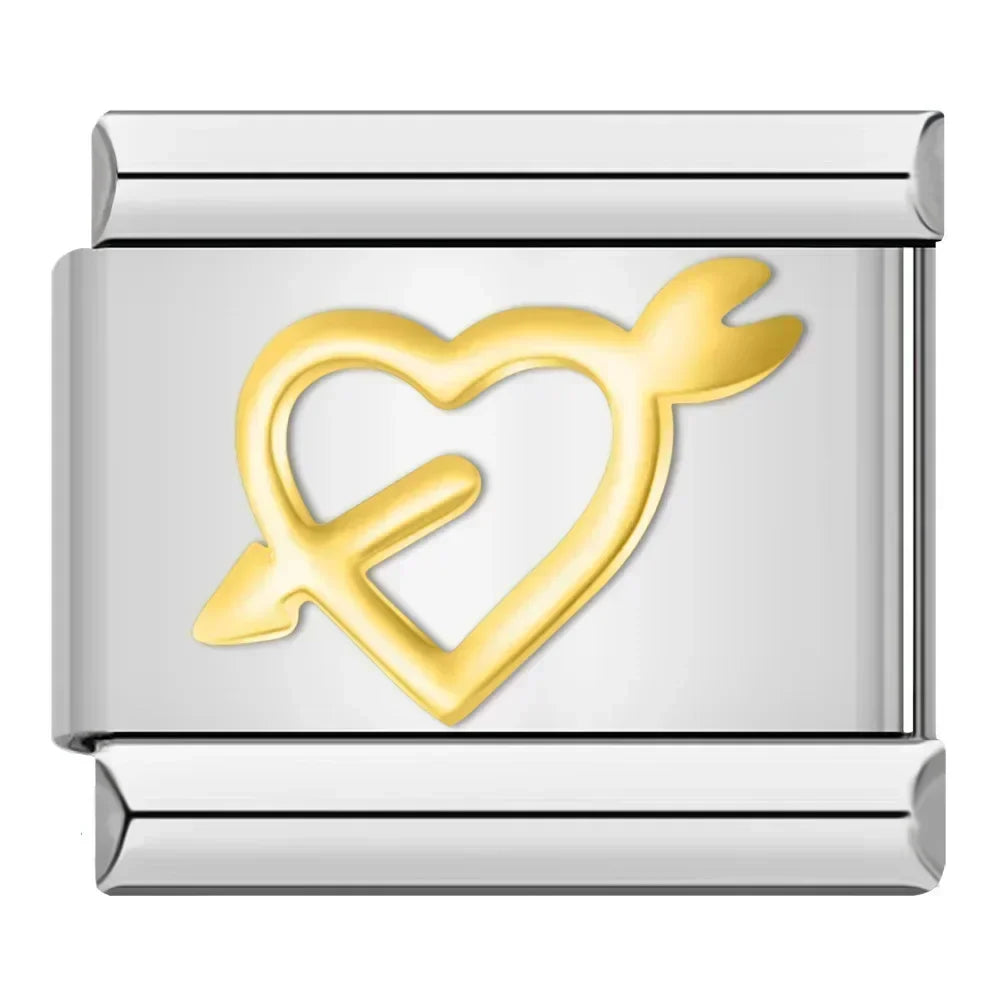 Daisy Heart Flower Butterfly Cross DJ001