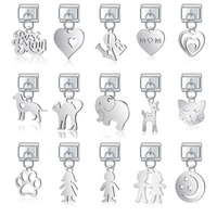 The Silver Symbols & Icons Dangle Charm Collection