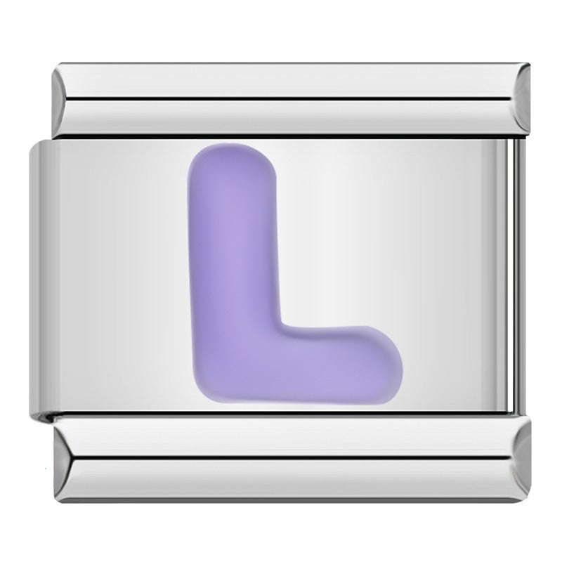26 English Purple Letters DJ1646