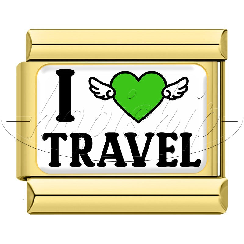 Golden I Love Travel Candy Music TZ180-Gold