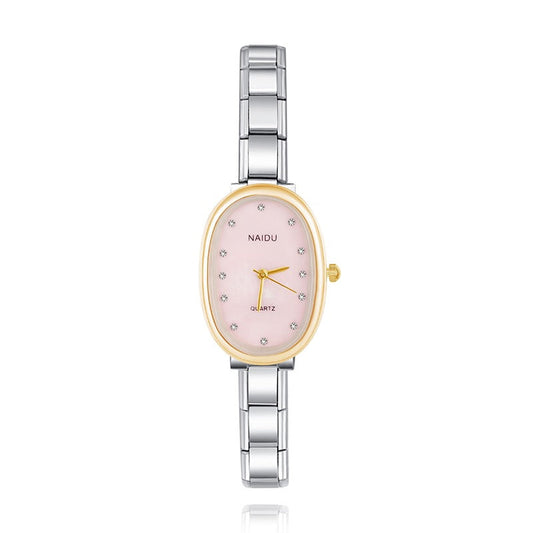 Classic Oval Case Italian Charm Watch