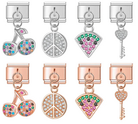 The Cherry, Watermelon, Key & Dazzling Dangle Charm