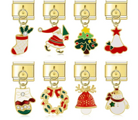 The Christmas Spirit Holiday Dangle Charm in Gold