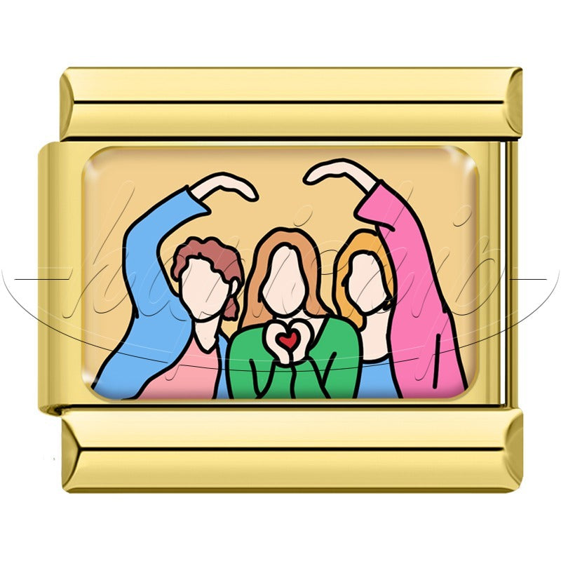 Golden Forever Friendship Cheers TZ018-Gold