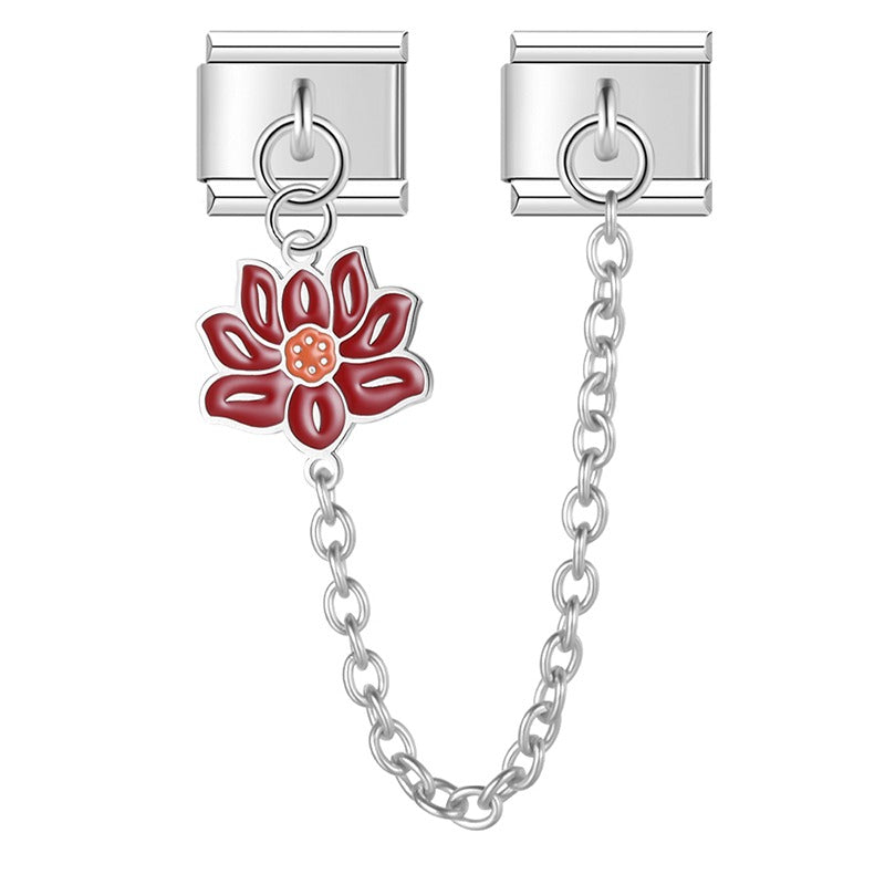 Colors Lotus Flower Fan Chain DJ1715