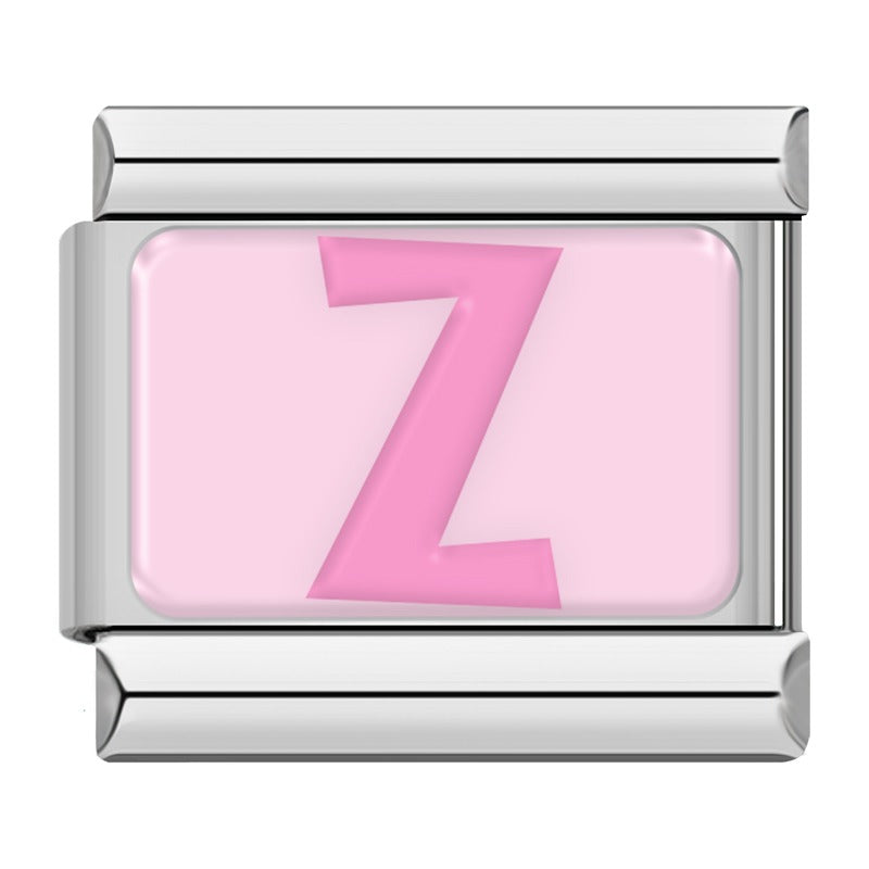 Pink 26 English Letters TZ066