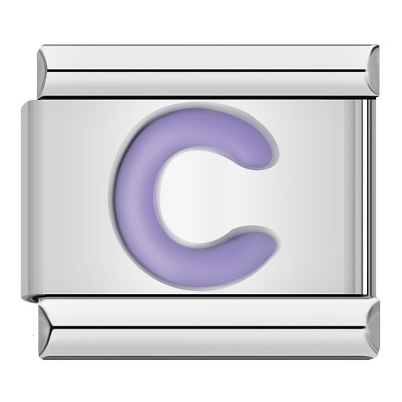 26 English Purple Letters DJ1646