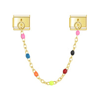 Enamel Watermelon & Summer Fruit Dangle Charm for Charm Bracelets