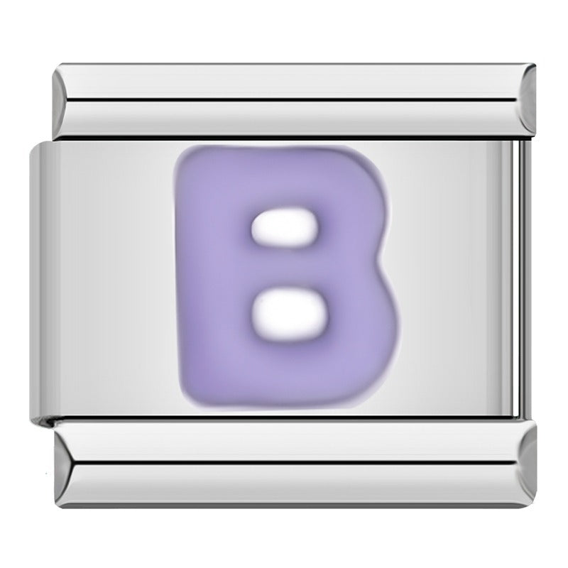 26 English Purple Letters DJ1646