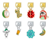 Flower, Eye, Mouse, Rainbow & Ladybug Charms