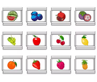 Fruit Italian Charms — Strawberry, Cherry, Watermelon, Lemon & More