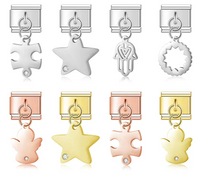 The Star, Angel, Puzzle & Palm Dangle Charm