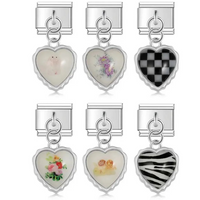 Enamel Infinity Symbol & Forever Dangle Charm for Charm Bracelets