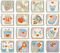 Sweet Romance & Valentine's Italian Charms — Heart Lock, Cupid, Bow & Arrow, Love Letter & More