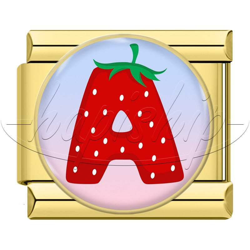 Strawberry 26 Letter TZ171-Gold