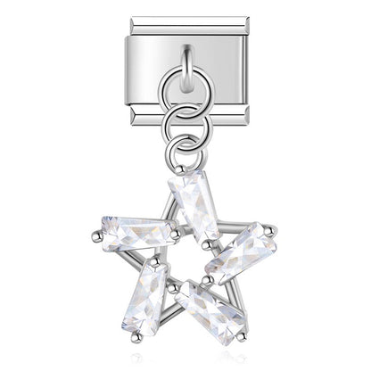 Enamel Mermaid & Ocean Fantasy Dangle Charm for Charm Bracelets