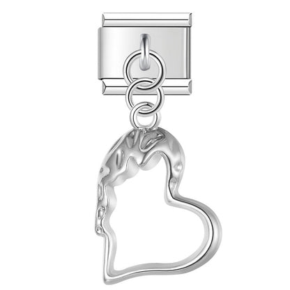 Enamel Reindeer & Sleigh Dangle Charm