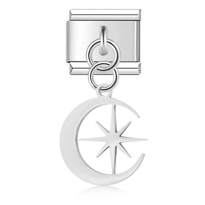 Mystical Moon & Magic Cutout Dangle Charm