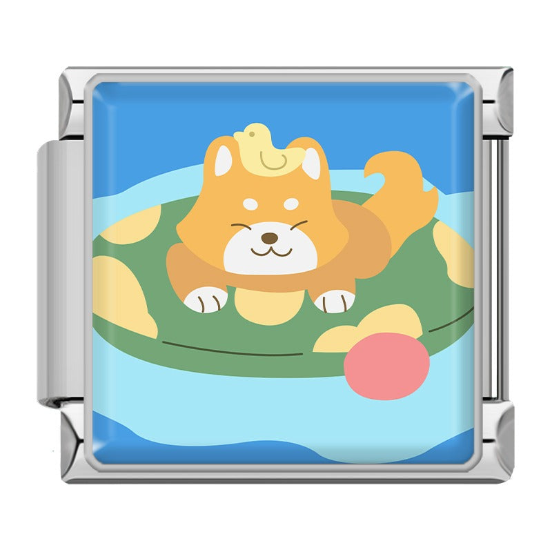 Animals Cat Dog Bear Mouse  TZ135-Silver