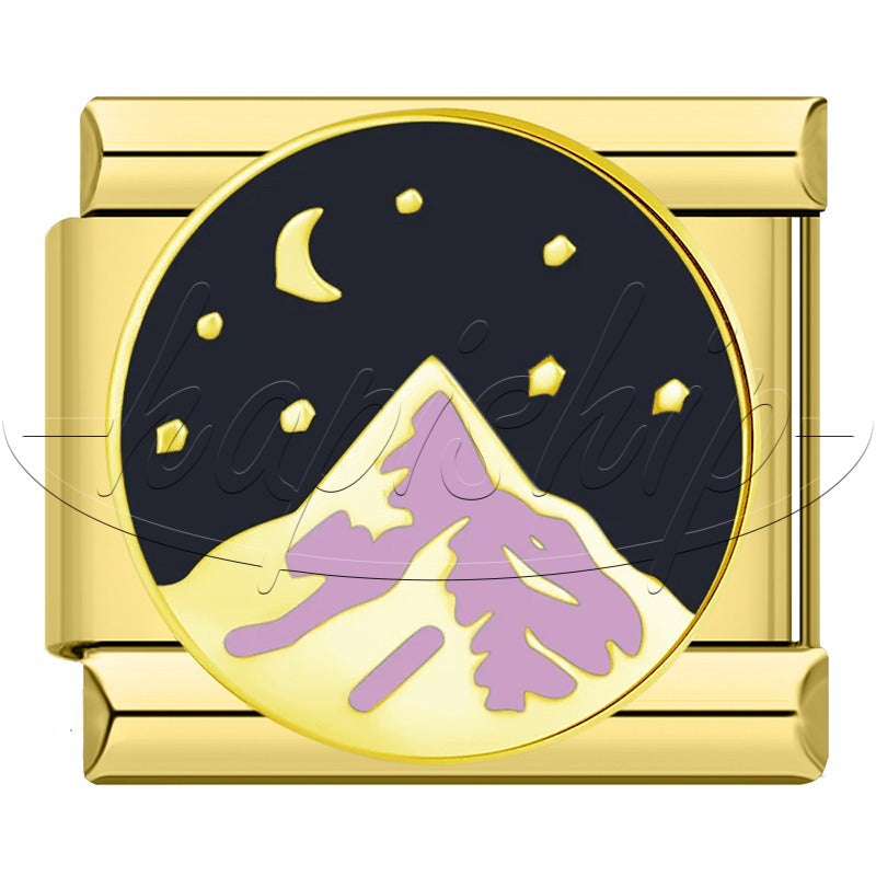 Golden Heart Rainbow Witch Stamp DJ2041-C