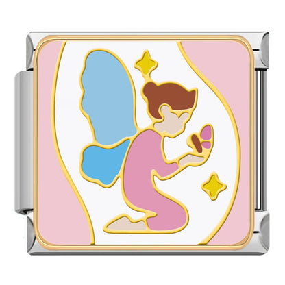 Magical Fairytale & Princess Italian Charms — Pink Castle, Mermaid & Enchanted Bracelet Links