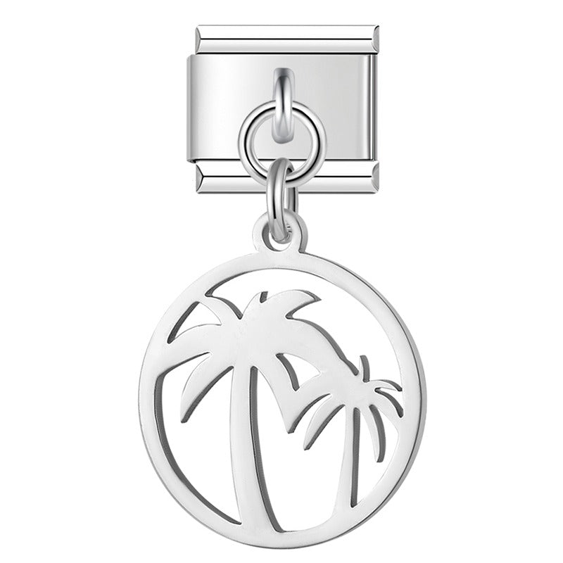 Ocean Beach Trees Dolphins Seahorses DJ1561