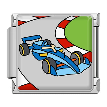 Racing Series F1 Italian Charms — Formula 1 & Motorsport Icon 9mm Bracelet Links