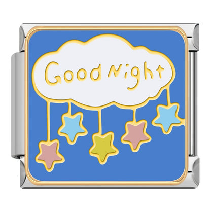 Pastel Magic, Self-Care & Good Luck Italian Charms — Good Night, Luck & Wellness Bracelet Links