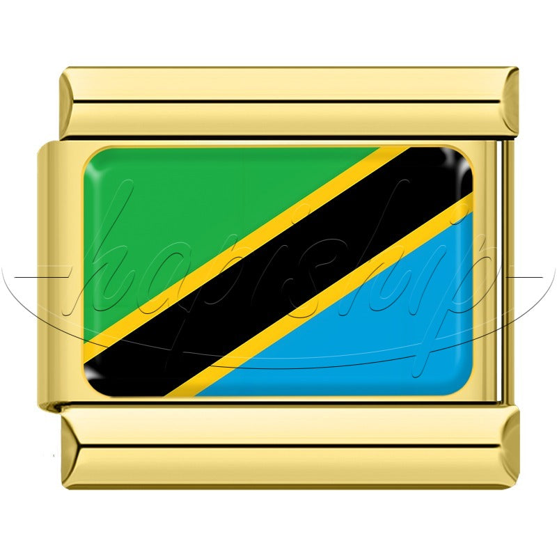 National Flag  TZ032-Gold
