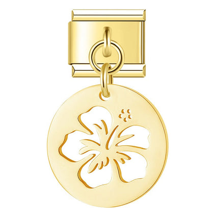 Enamel Crown & Tiara Dangle Charm for Charm Bracelets