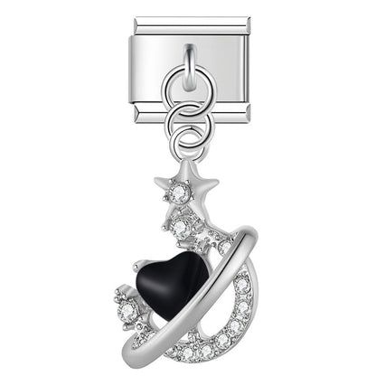 The Celestial Star & Botanical Pearl Dangle Charm