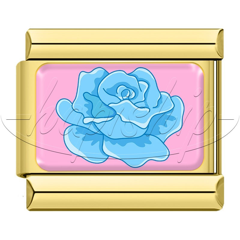 Golden Colorful Flower TZ020-Gold