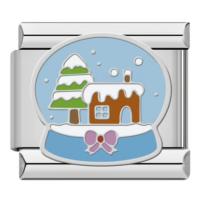 Winter Charms — Snowflake, Santa, Reindeer & More Italian Charms